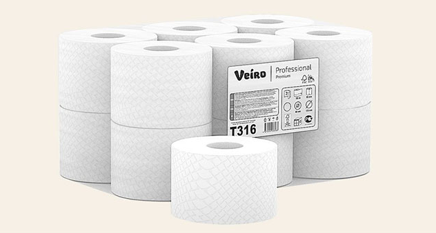 Новая туалетная бумага Veiro Professional Т316.