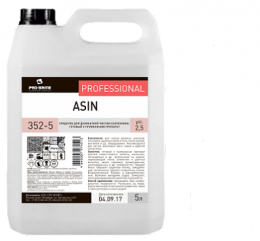ASIN Средство на основе фруктовой кислоты для деликатной чистки сантехники 5л