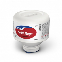 SOLID MEGA Концентрированное хлоросодержащее твердое моющее ср-во для ПММ для воды средней жёсткости