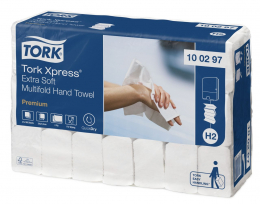 Tork Xpress листовые полотенца Multifold ультрамягкие 21шт/уп