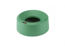 Крышка для контейнера ИРИС 50 л воронкообразная круглая, зеленый