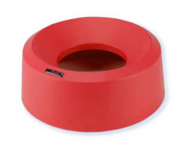 Крышка для контейнера ИРИС 50 л воронкообразная круглая, красный