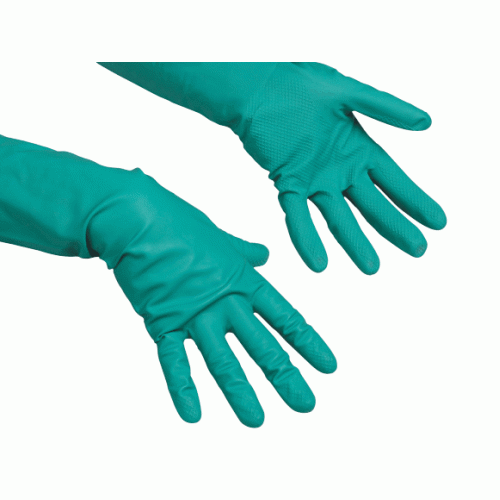 Перчатки нитриловые Универсальные, зеленый, S