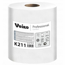 Полотенца бумажные в рулонах Veiro Professional Comfort, 1 слой, 150 метров