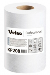 Полотенца бумажные в рулонах с ЦВ Veiro Professional Comfort, 2 слоя, 100 метров