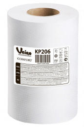 Полотенца бумажные в рулонах с ЦВ Veiro Professional Comfort, 2 слоя, 180 метров