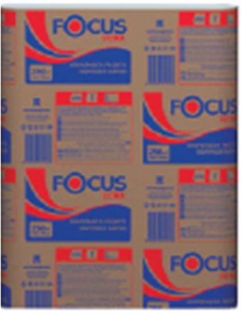 Салфетки для диспенсера FOCUS ULTRA  1 слой, 250 листов, 18 шт/уп