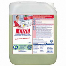 MILIZID SHINE (Милицид Шайн), 10 л, Трехфазное средство для очистки санитарных зон с эффектом блеска